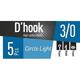 Hameçons D'Hook Circle Light 5/
