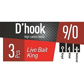Hameçons D'Hook Live Bait King 8/